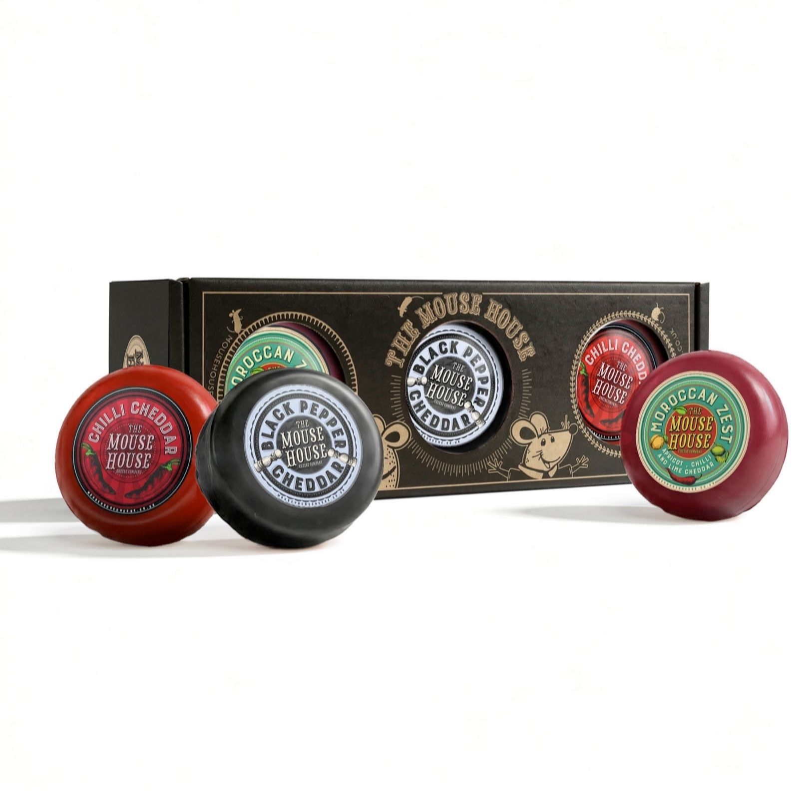The Mouse House Set of 3 200g Truckle Spice Selection Box