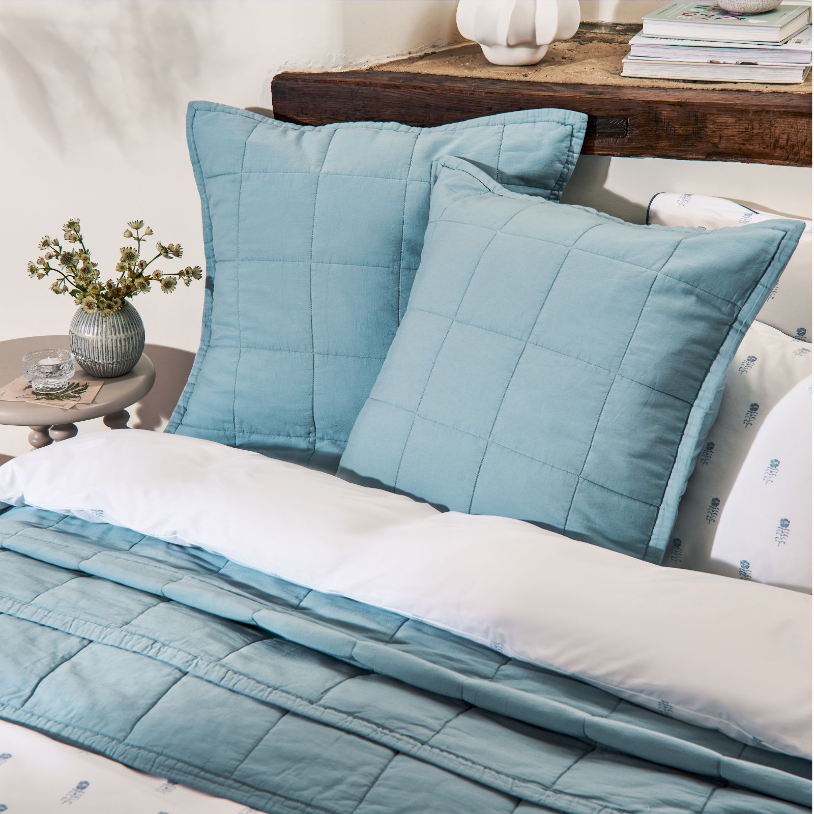 Christy Laundered Cotton 300TC Set of 2 Shams