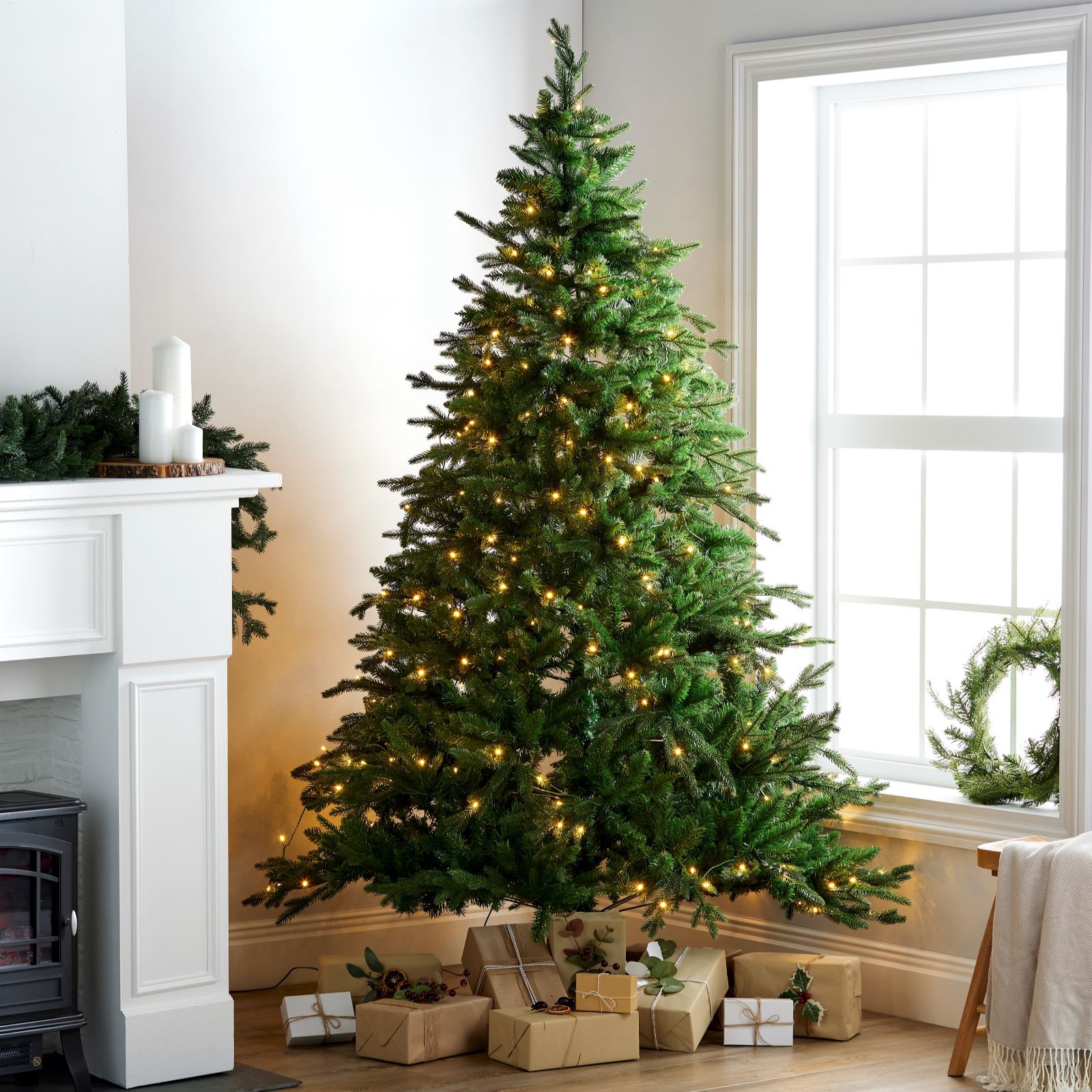 Home Reflections Pre-Lit Christmas Tree - QVC UK
