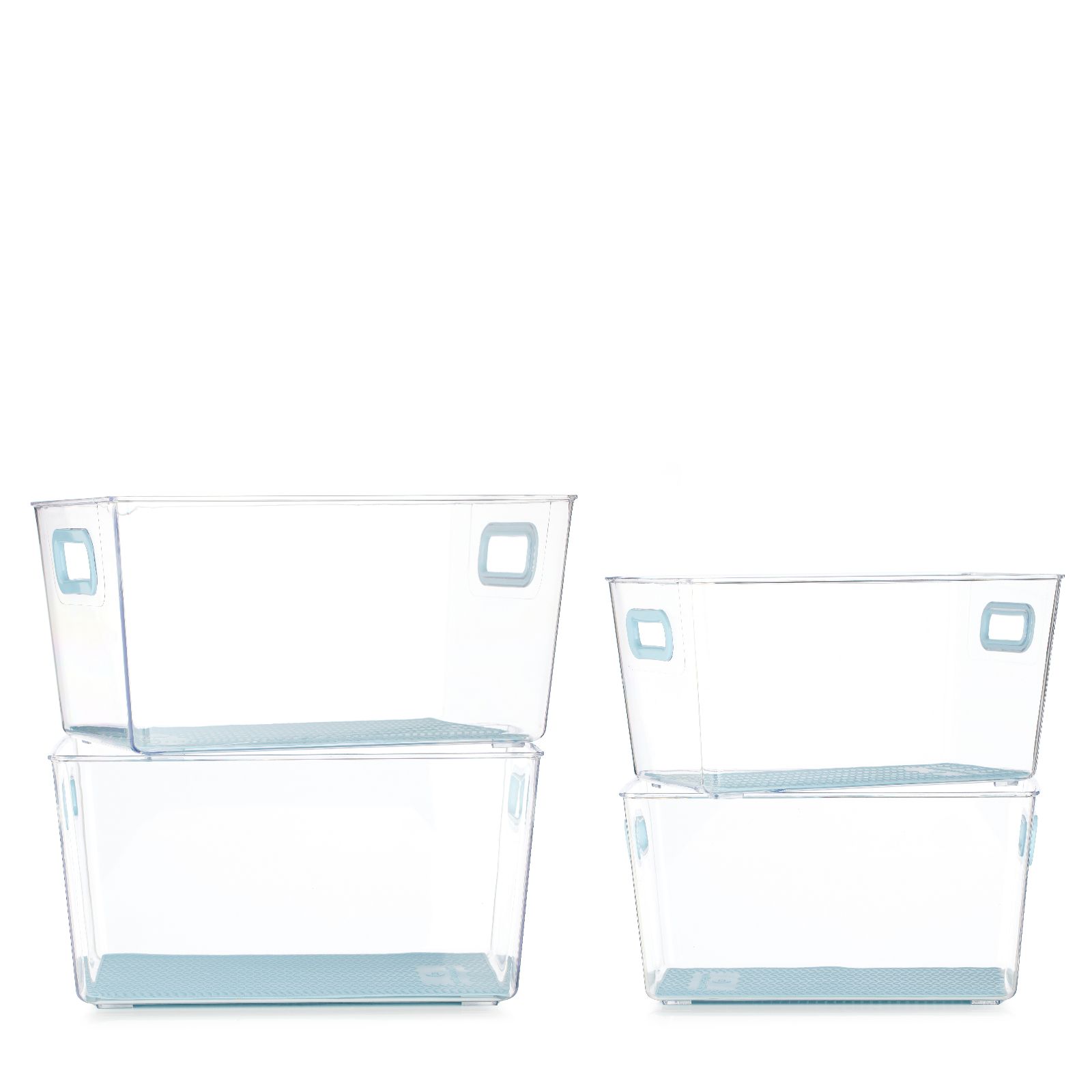 Cook's Essentials Set of 4 Nestable Storage Boxes