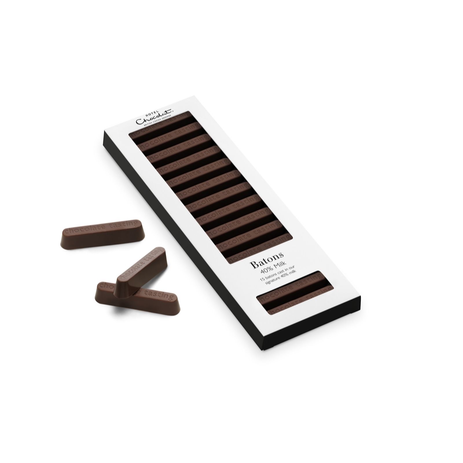 Hotel Chocolat Set of 3 40% Milk Chocolate Batons