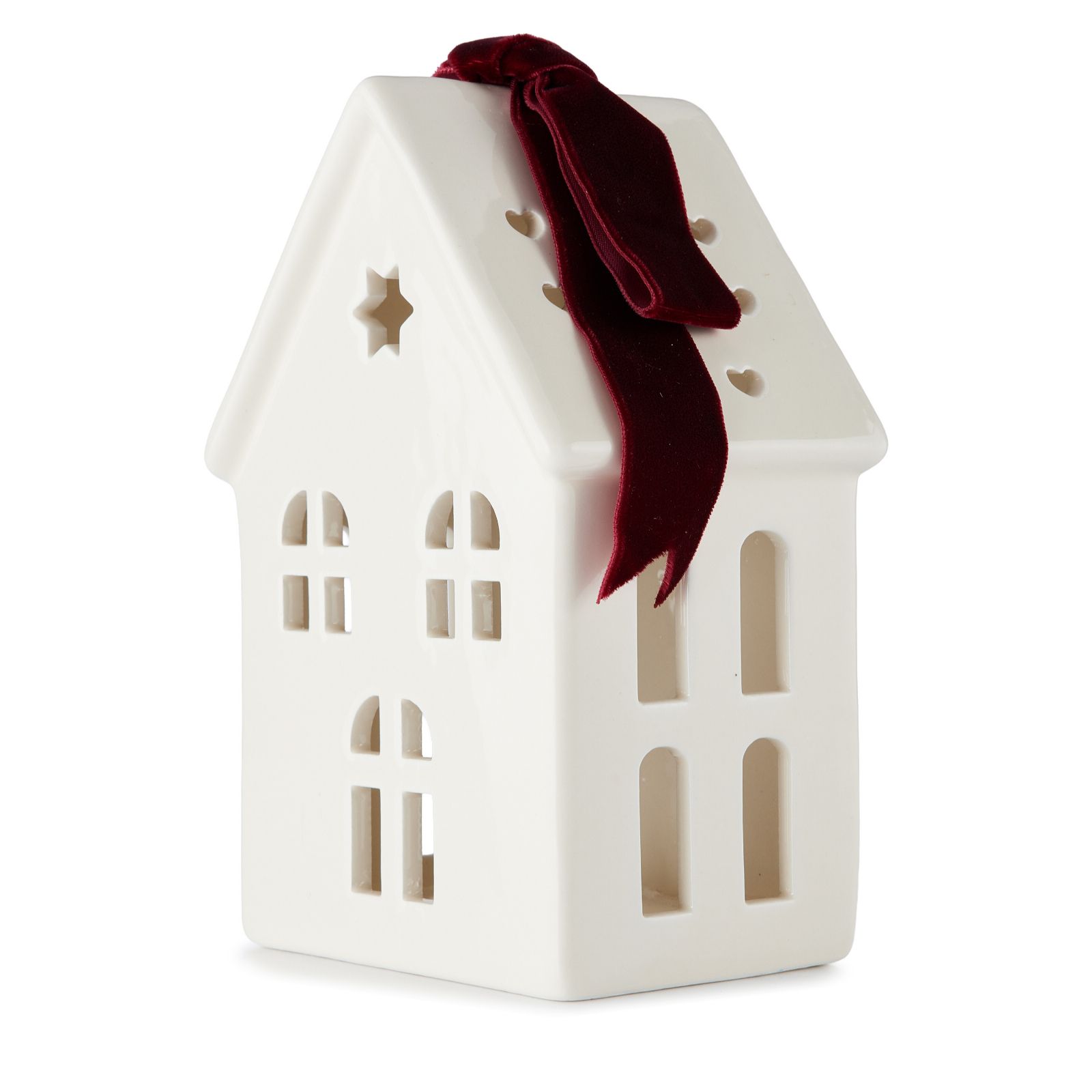 Home Stories Ceramic Houses with Bow