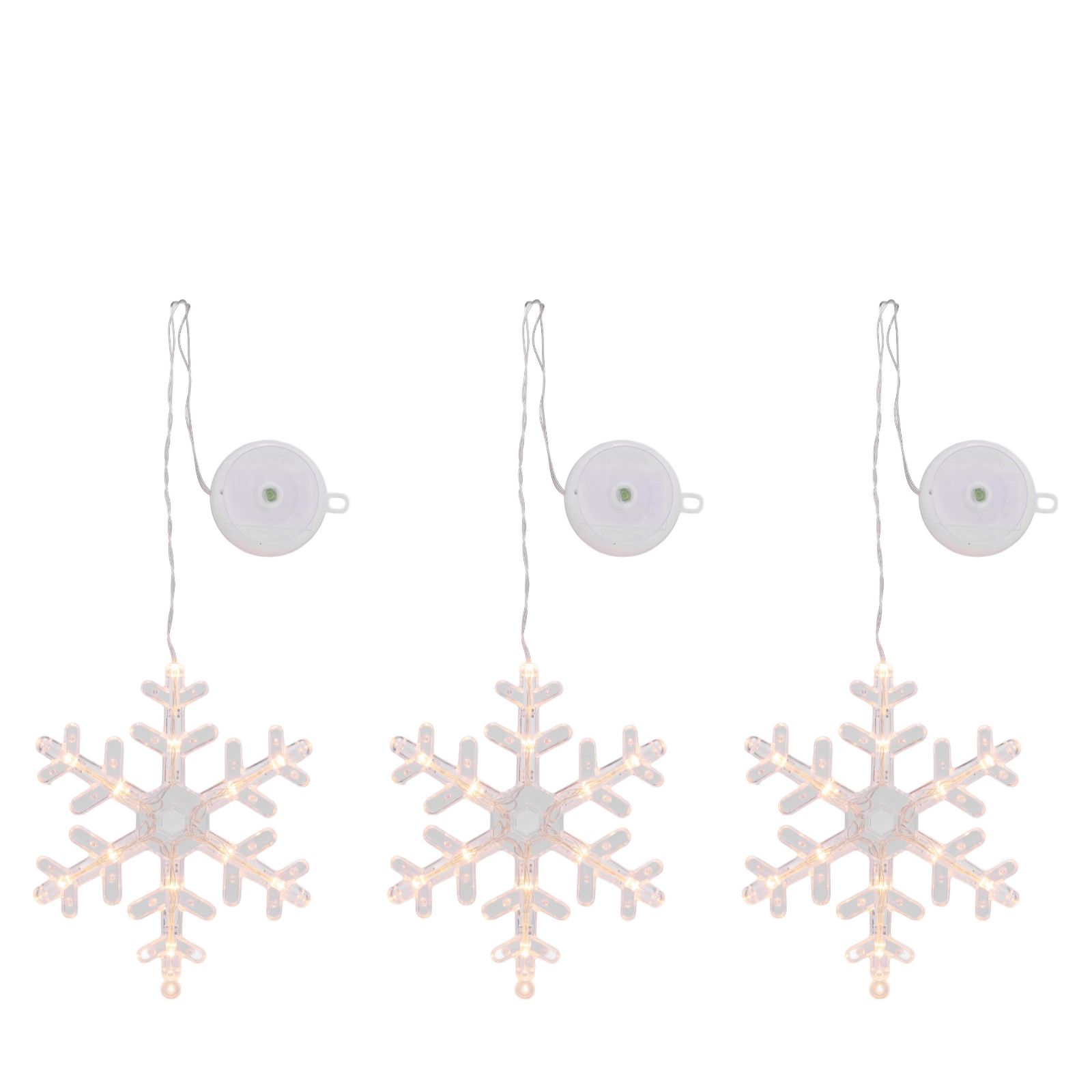 Home Stories Set Of 3 Pre Lit Window Decor Hangers