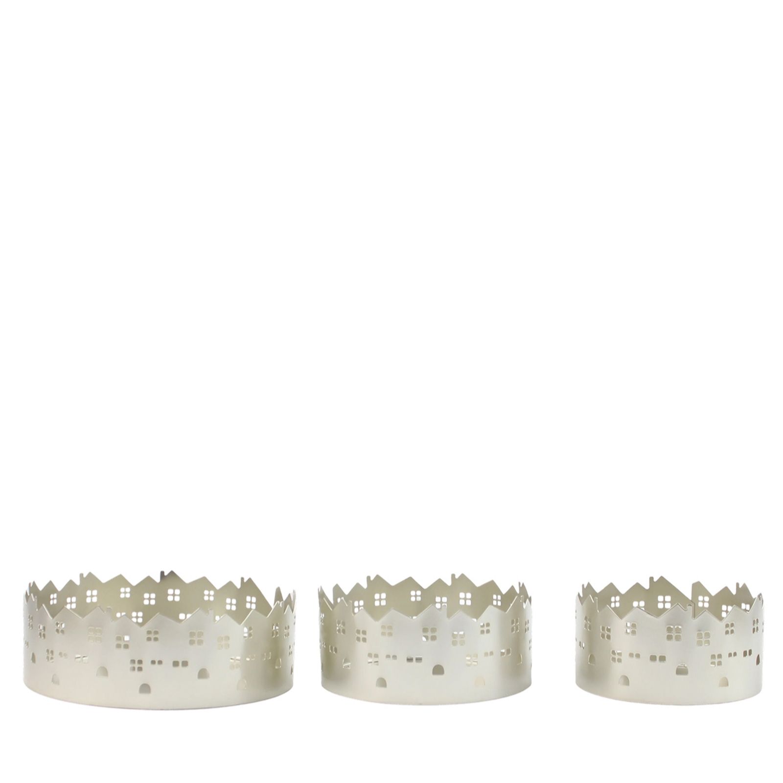 Sara By Sara Davies Set of 3 Nestable Metal Trays