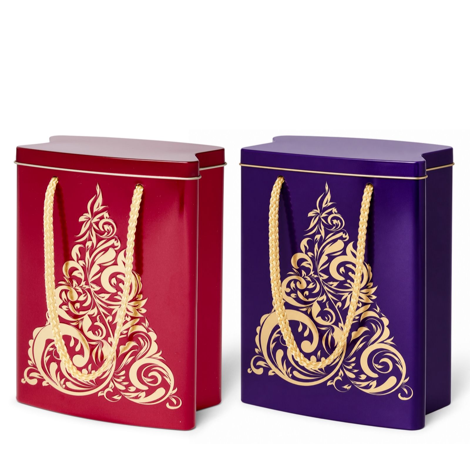 Churchill's Set of 2 Shopping Bag Mini Biscuit Tins