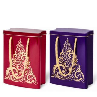 Churchill's Set of 2 Shopping Bag Mini Biscuit Tins