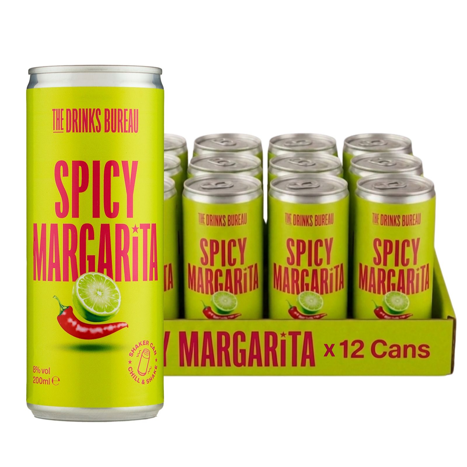 The Drinks Bureau 12 Piece Single Flavour Canned Cocktails