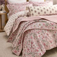 Christy Newstead Cotton Reversible Filled Coverlet
