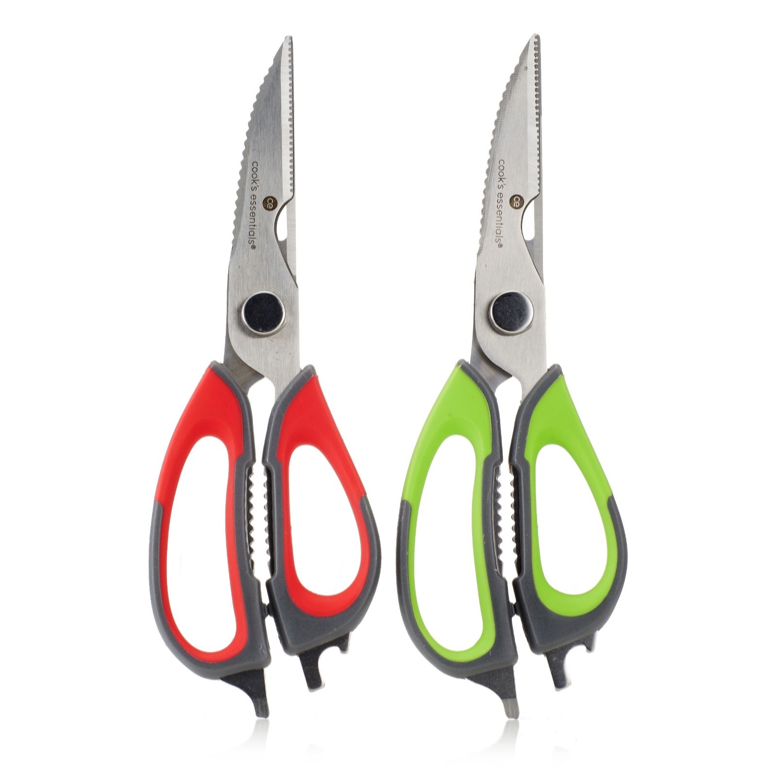 Outlet Cook's Essentials Set of 2 Multi Function Kitchen Scissors QVC UK