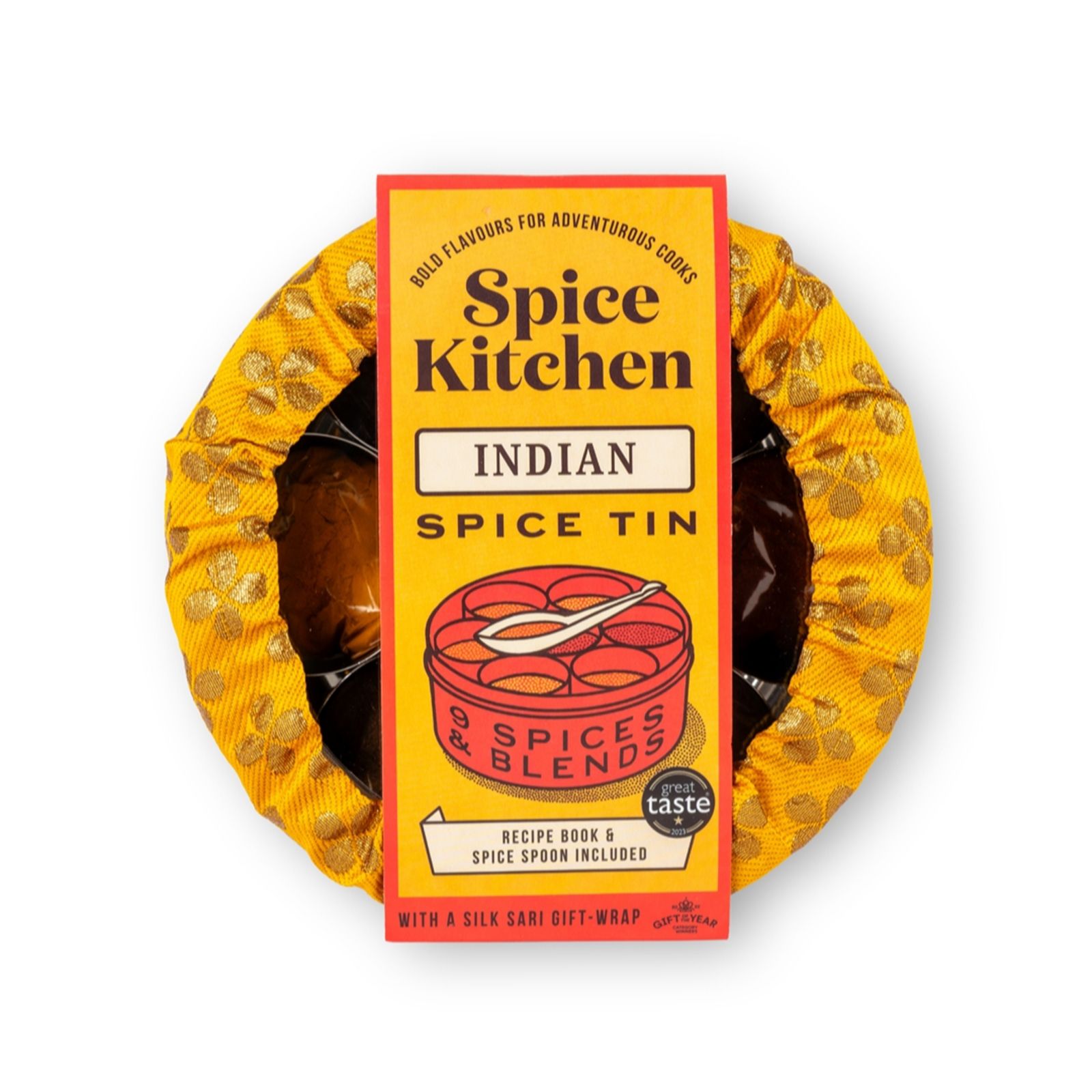 Spice Kitchen Gift Wrapped Spice Tin in Sari