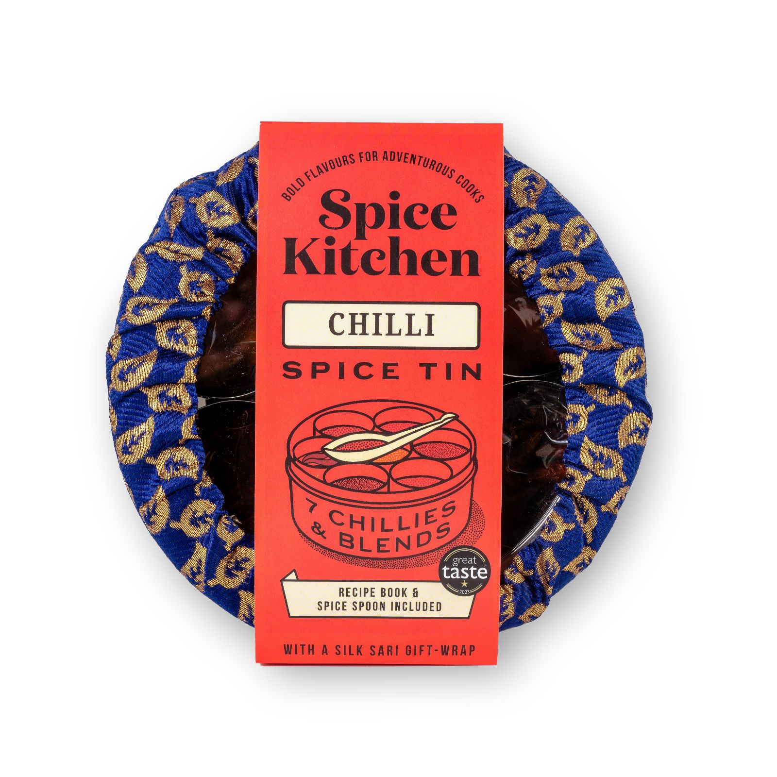 Spice Kitchen Gift Wrapped Spice Tin in Sari