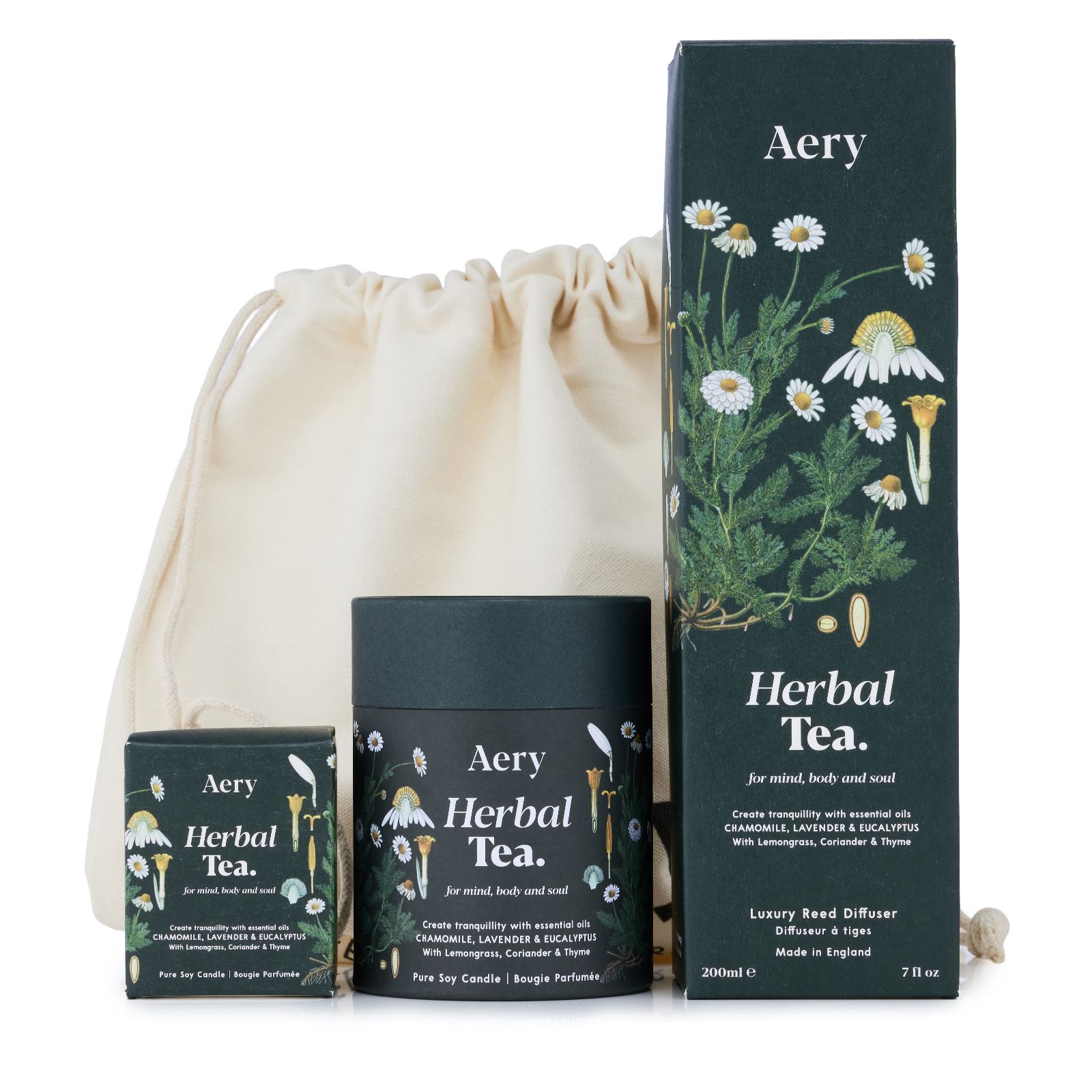 Aery Botanical Candle & Votive Set