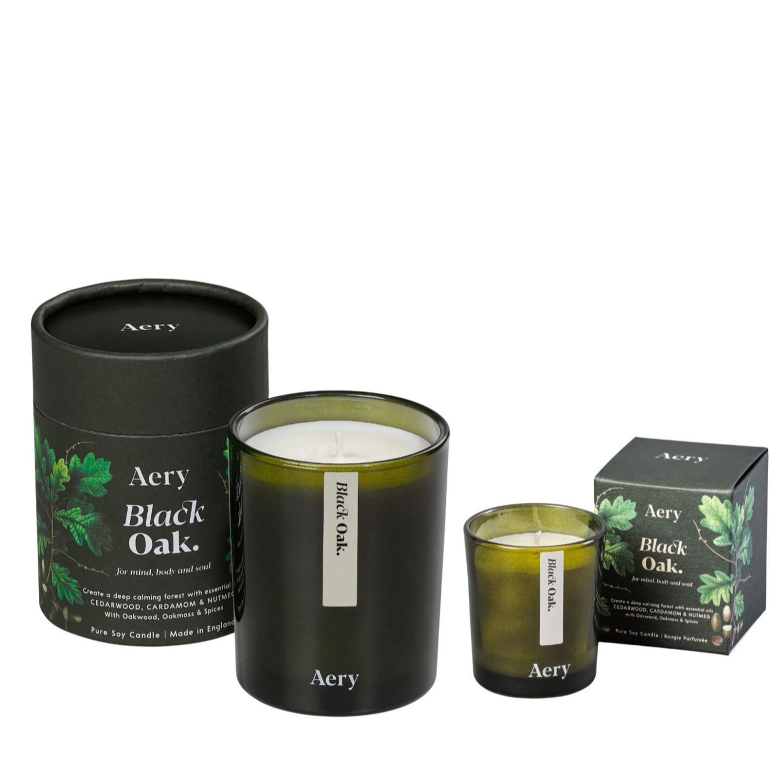 Aery Botanical Candle & Votive Set