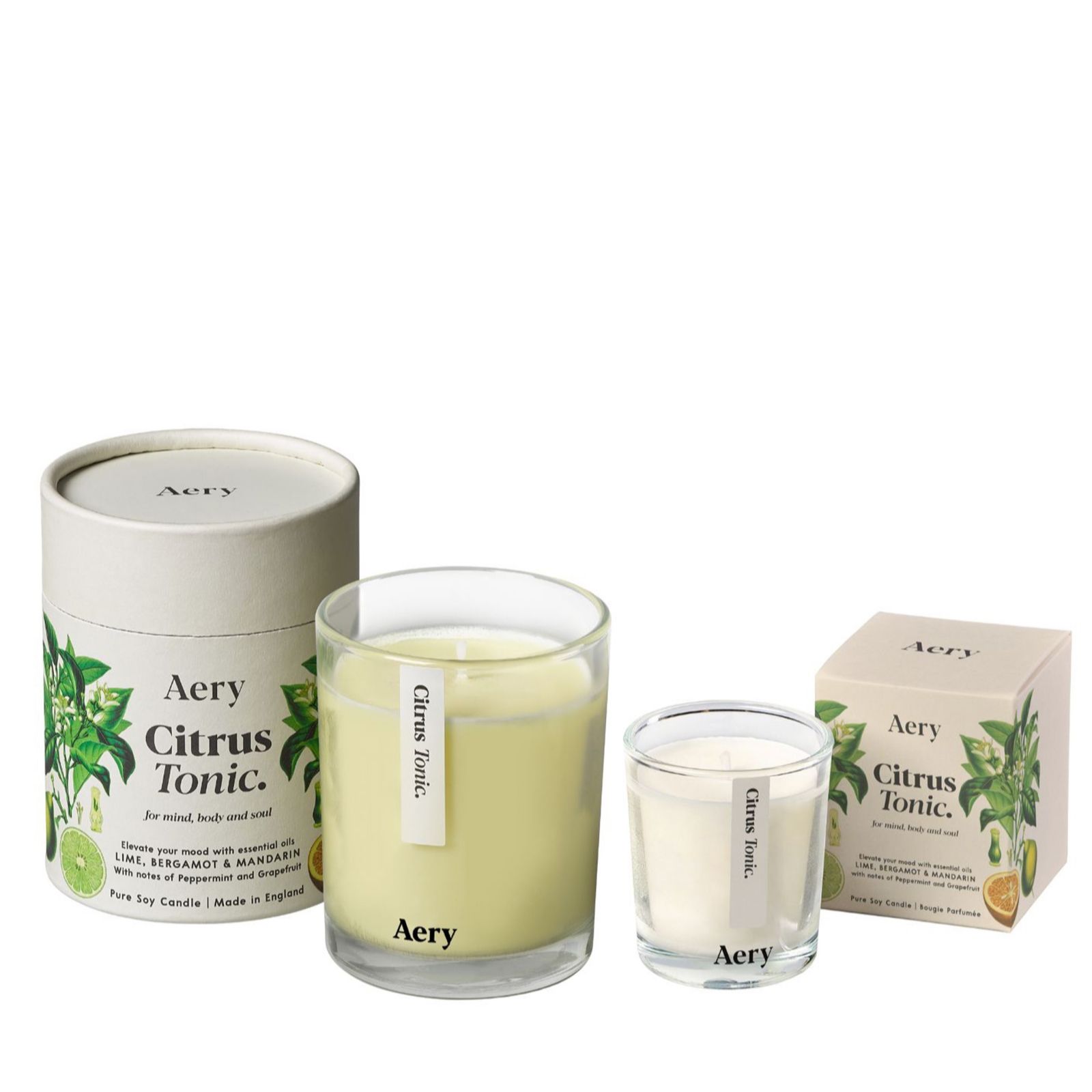 Aery Botanical Candle & Votive Set