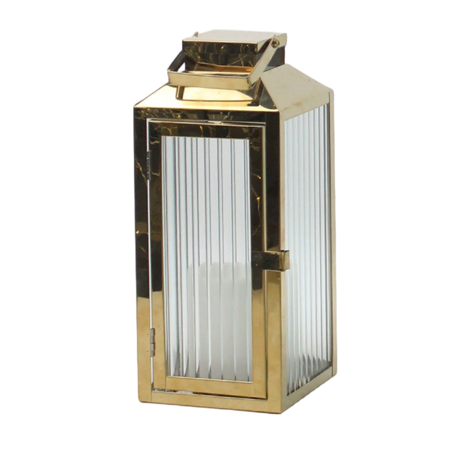 K by Kelly Hoppen Indoor/Outdoor Candle Lantern with Removable LED Candle