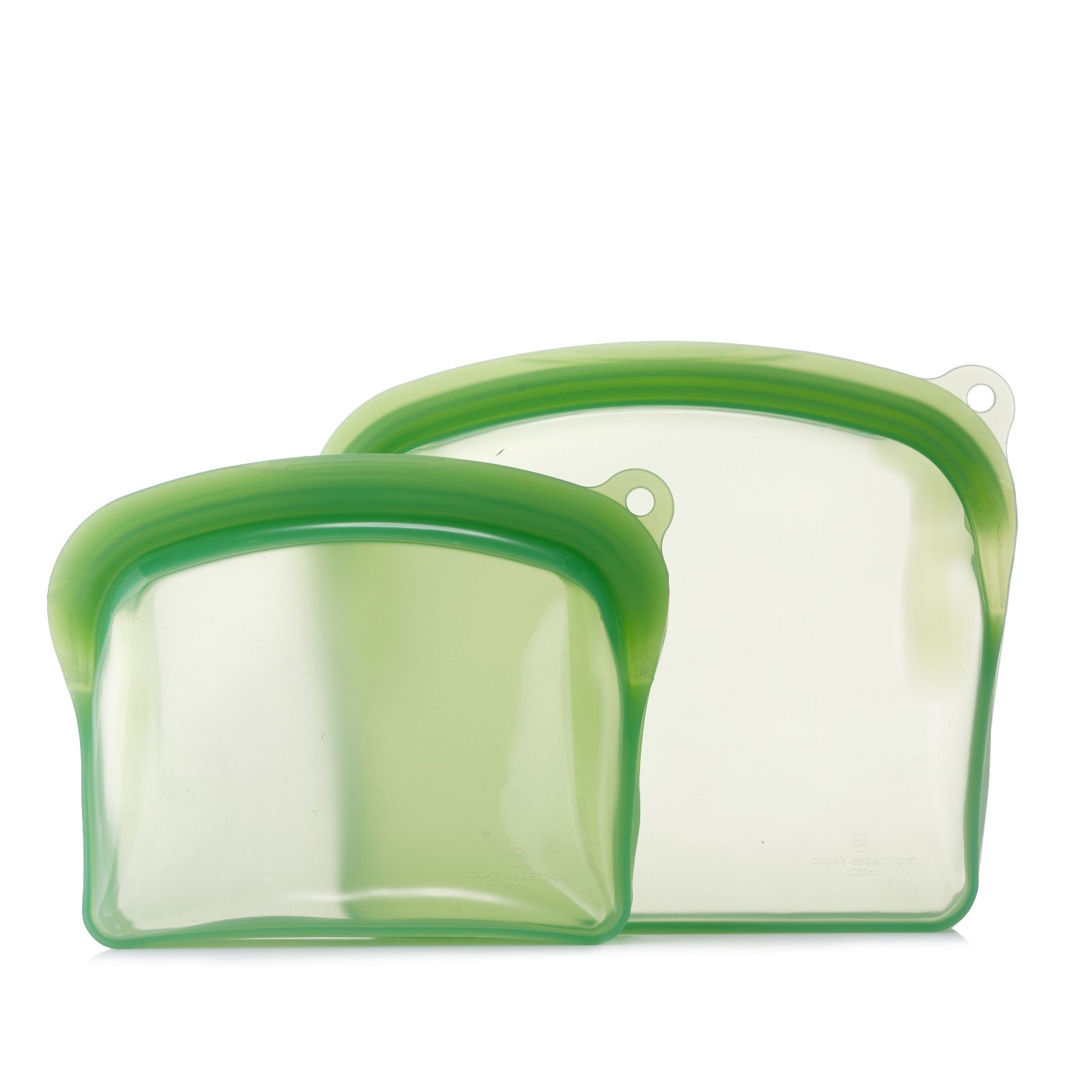 Outlet Cook's Essentials Set of 2 Prep & Go Silicone Bags