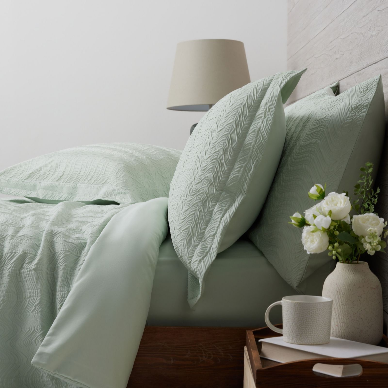 Outlet Supersoft by Cozee Home Textured Wave 6 Piece Duvet Set