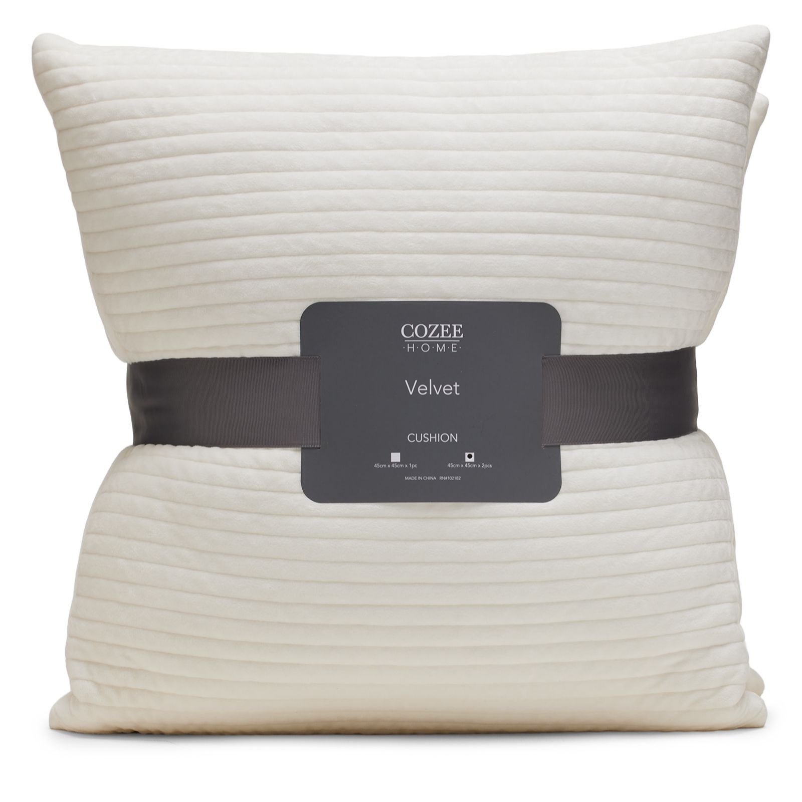 Cozee Home Textured Velvet Cushions