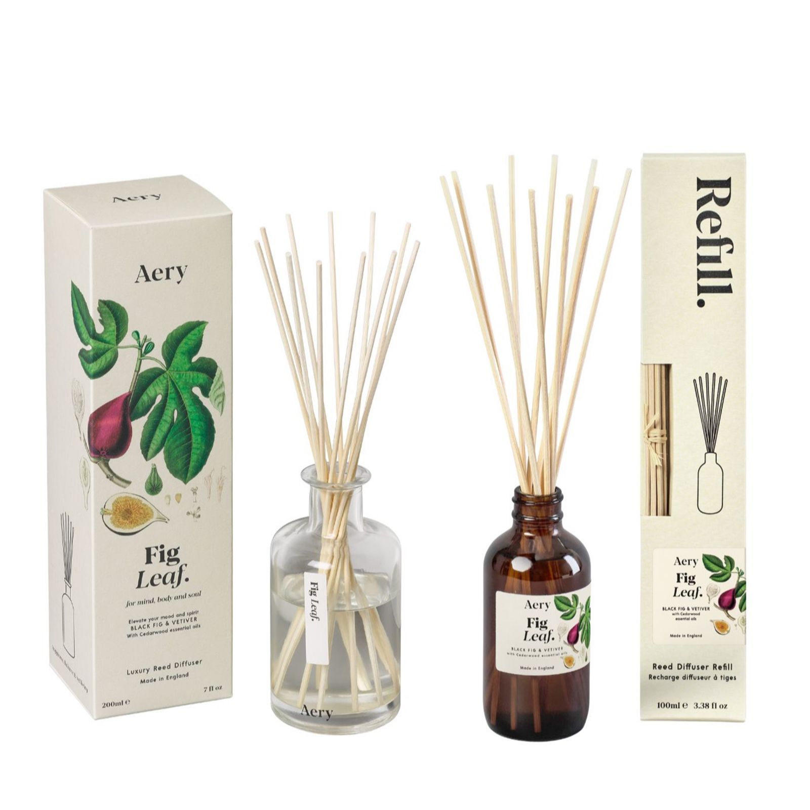 Aery Botanical Diffuser & 100ml Refill Set