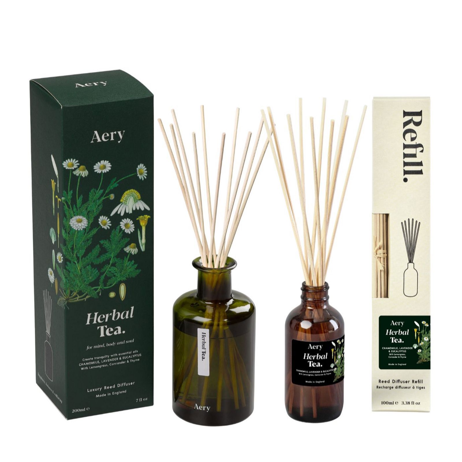 Aery Botanical Diffuser & 100ml Refill Set