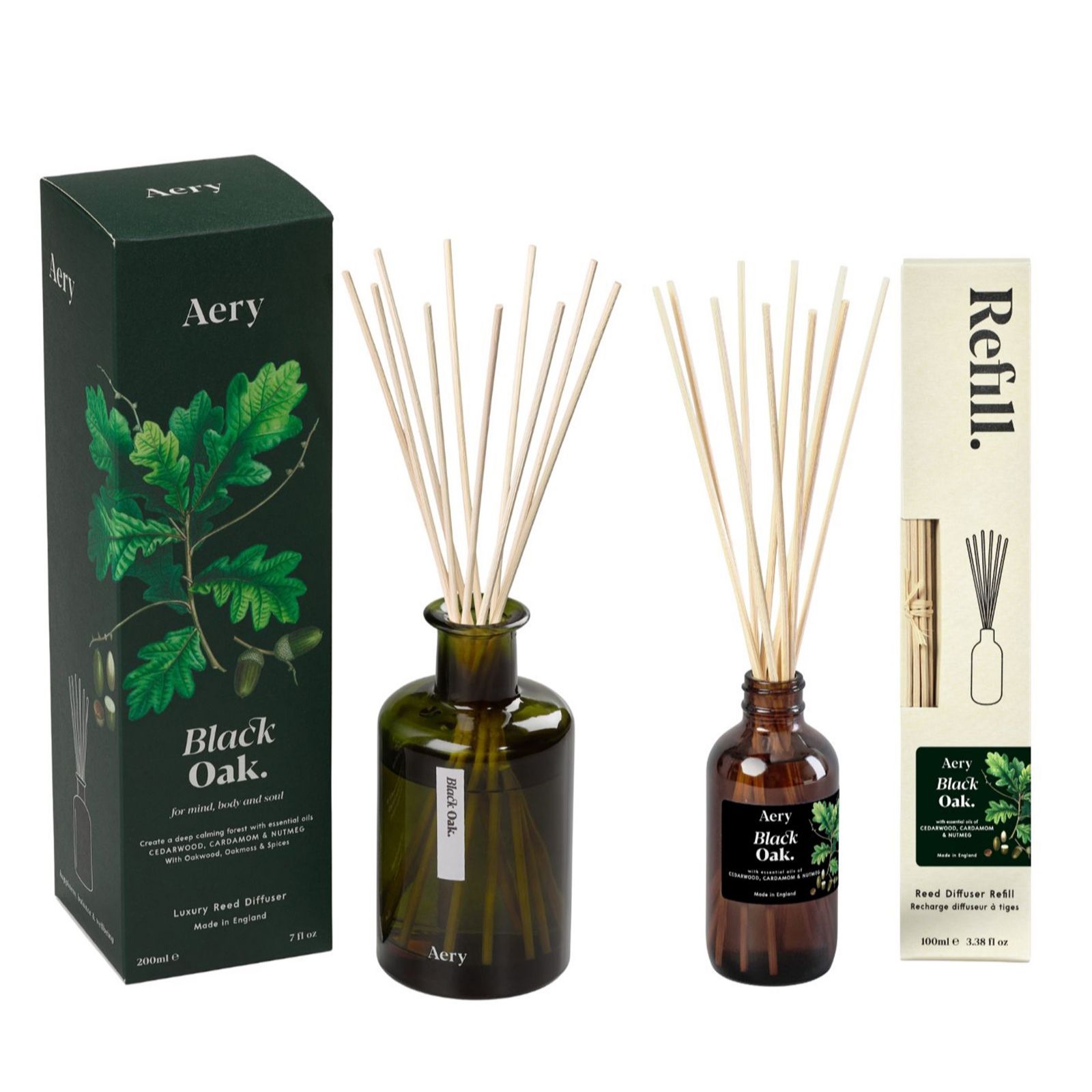 Aery Botanical Diffuser & 100ml Refill Set