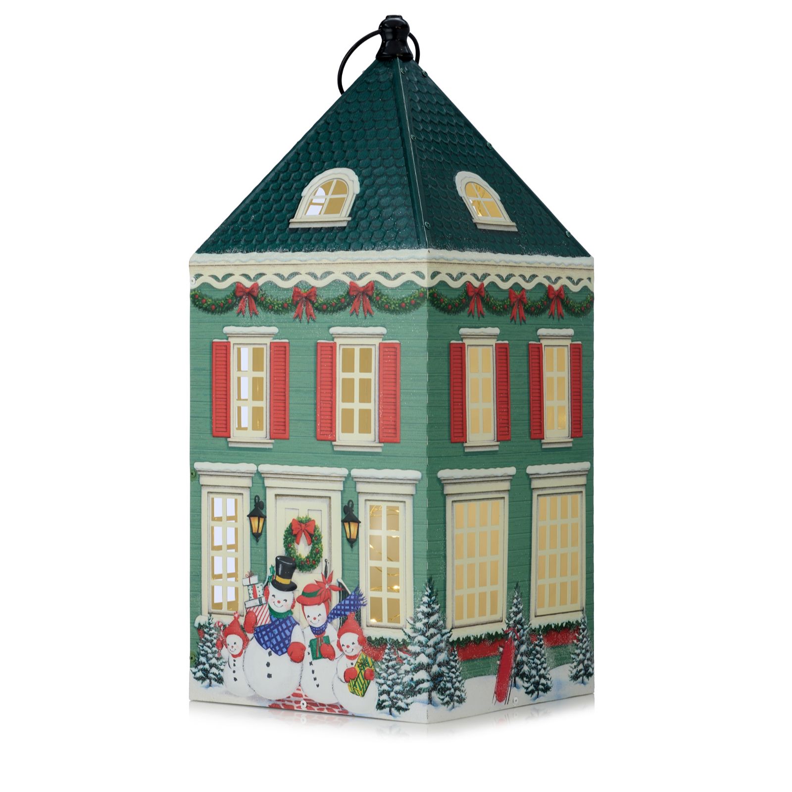 Mr Christmas 50cm Pre Lit Vintage House Lantern