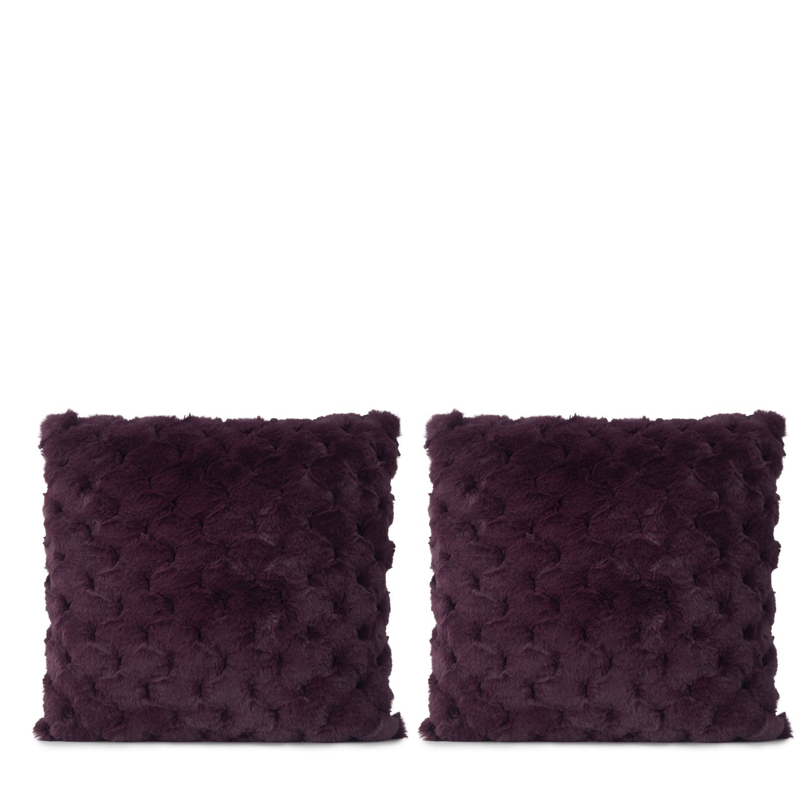 BundleBerry by Amanda Holden Set of 2 Faux Fur Cushion