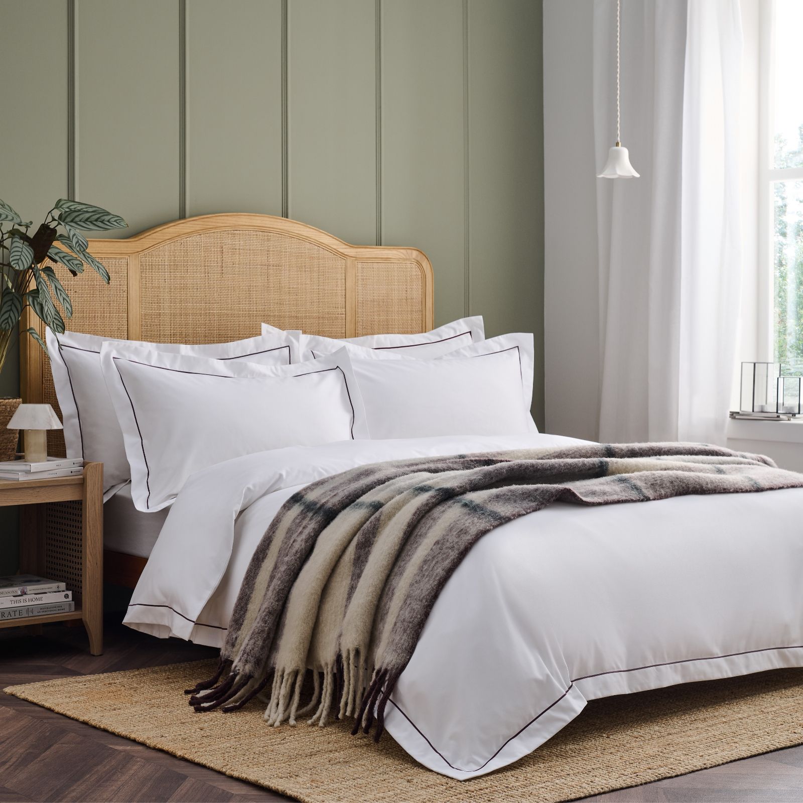 Christy Moreton Wool Blend Brushed Throw