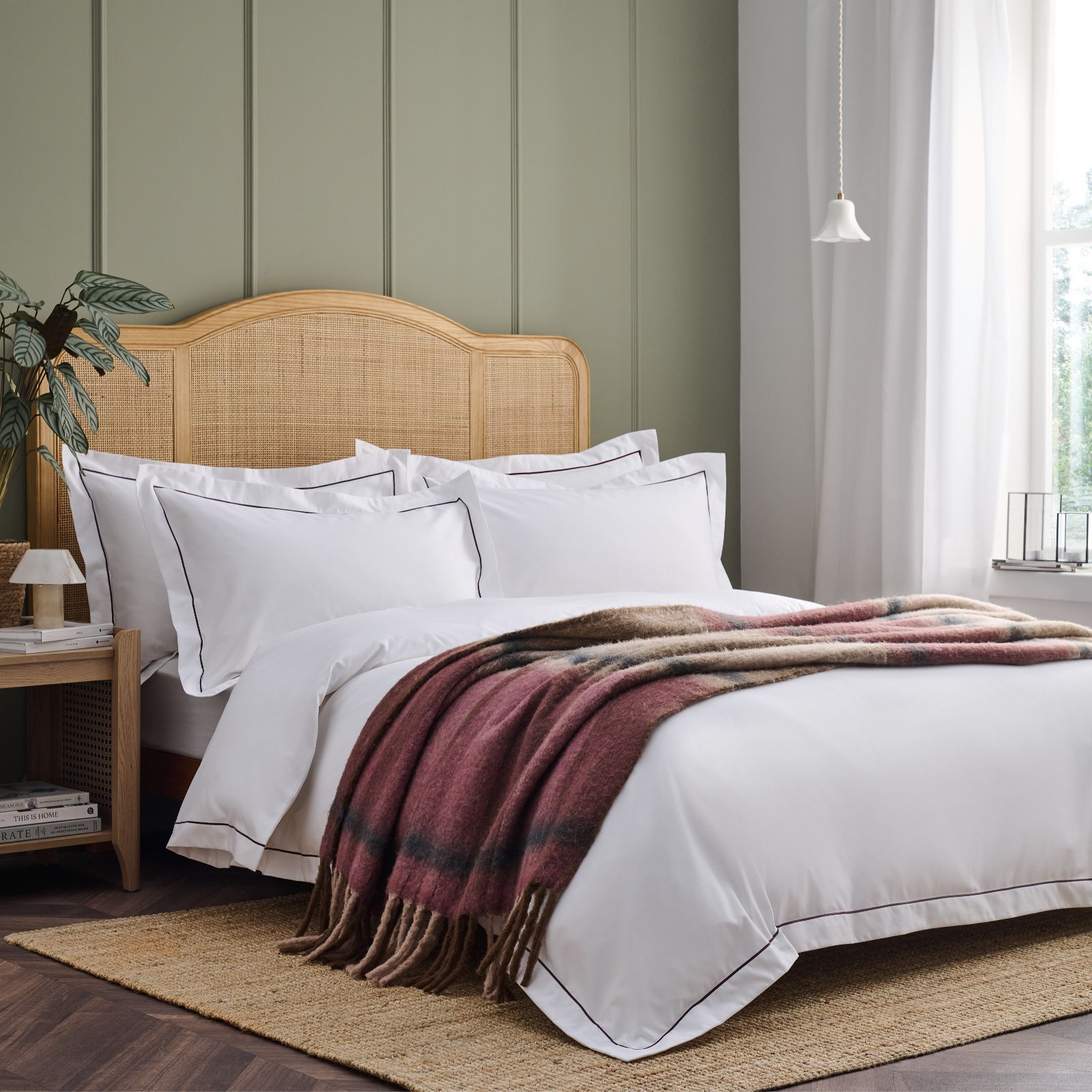Christy Moreton Wool Blend Brushed Throw