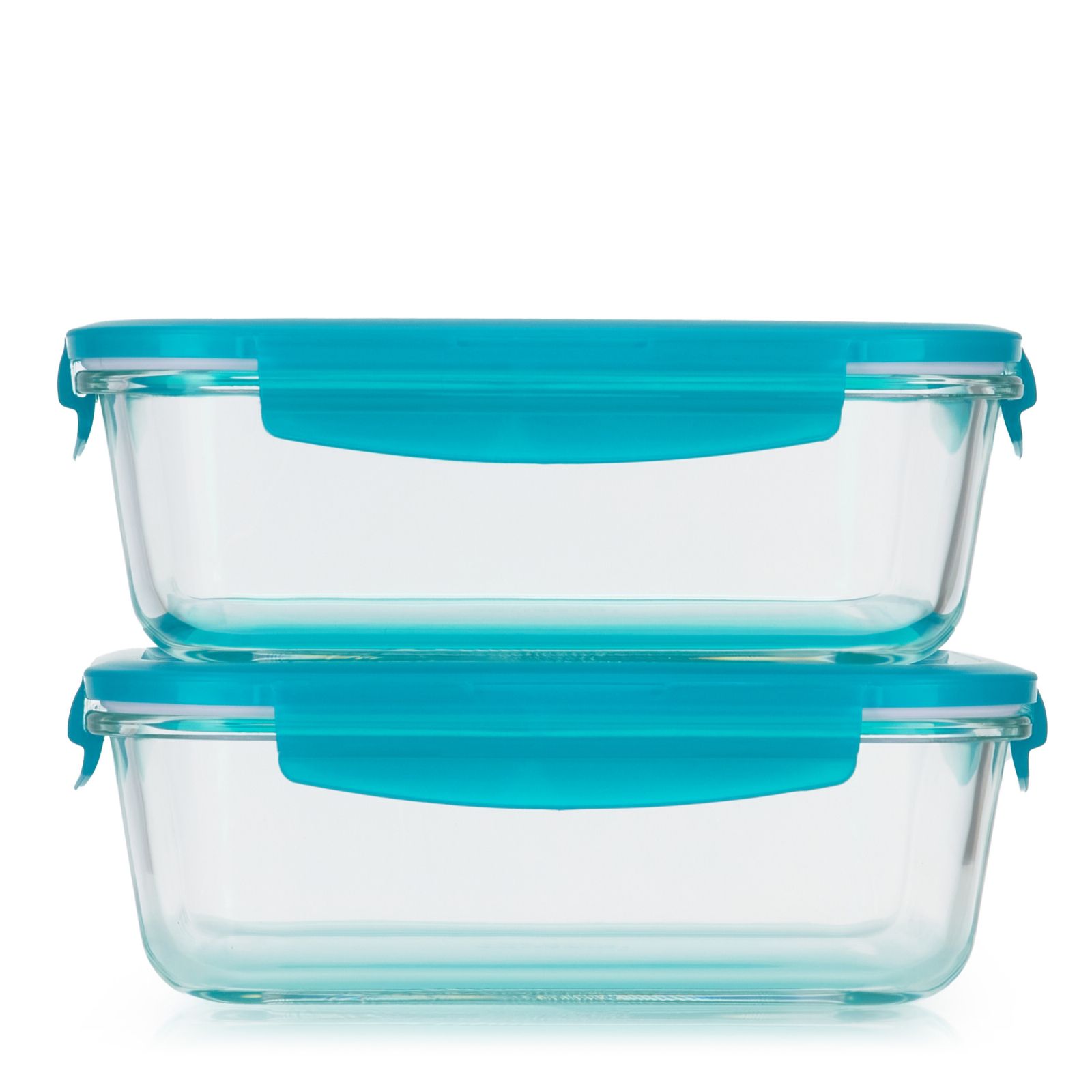 Lock & Lock 5 Piece Glassware Stackable Set - QVC UK