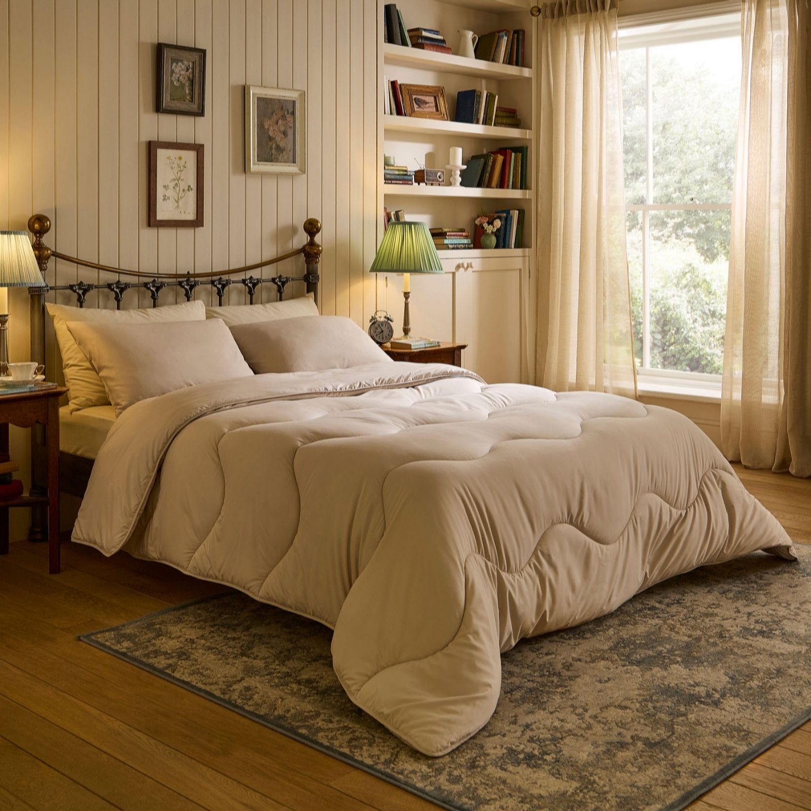 Night Lark Plain Dye 4.5 Tog Coverless Duvet