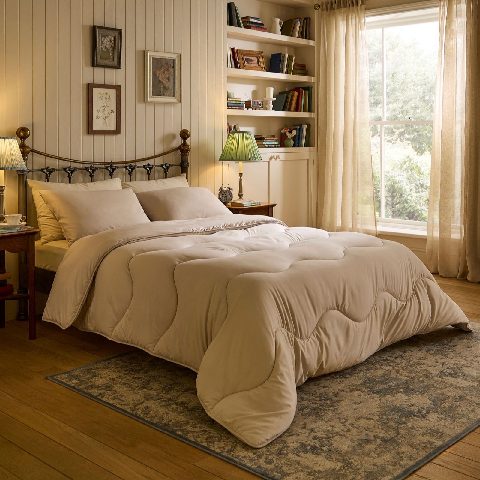 Night Lark Plain Dye 4.5 Tog Coverless Duvet