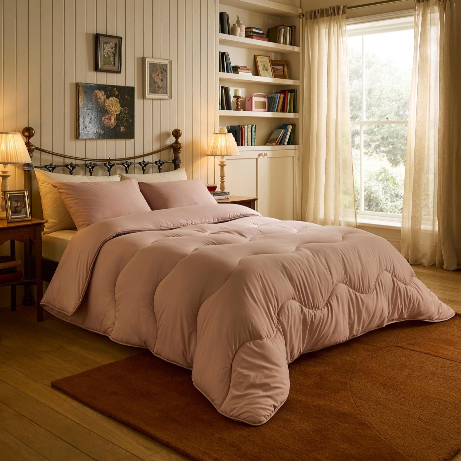 Night Lark Plain Dye 4.5 Tog Coverless Duvet