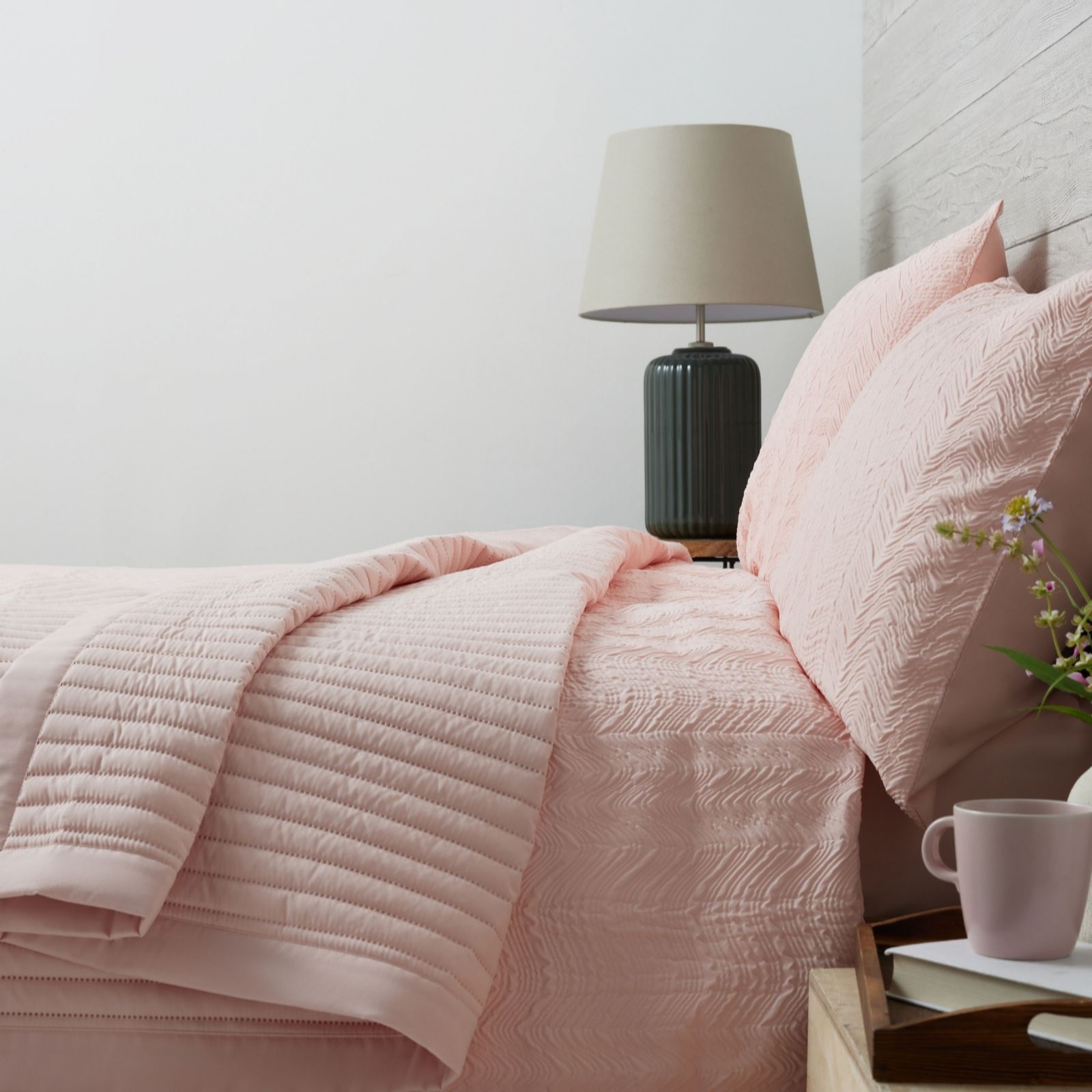 Outlet Cozee Home Channel Stitch Summer Weight Bedspread