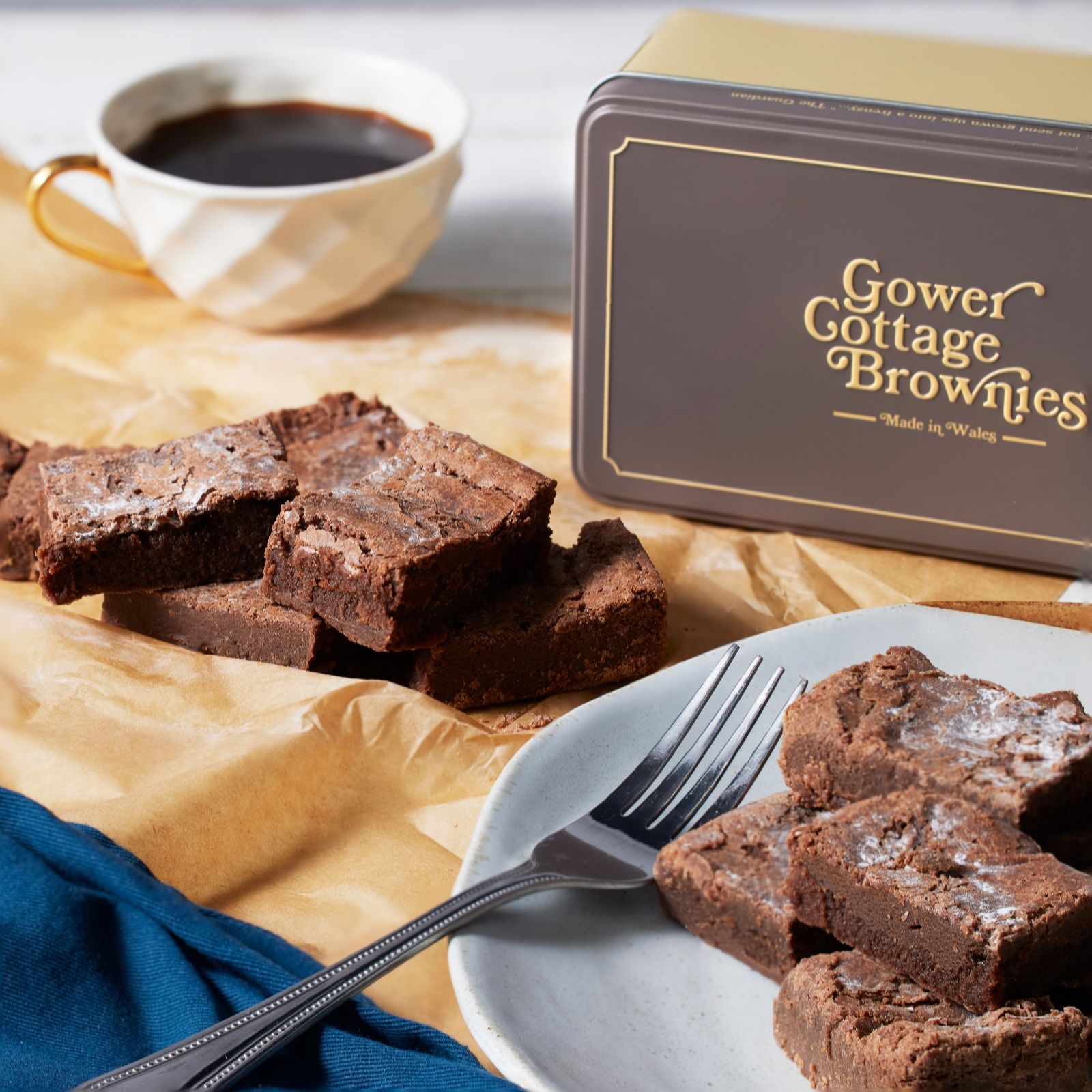 Gower Cottage Limited Edition Set of 12 Black Forest Brownies