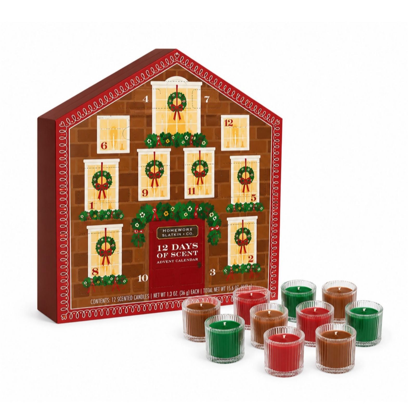 Outlet HomeWorx by Slatkin+Co 12 Days of Scent Advent Calendar