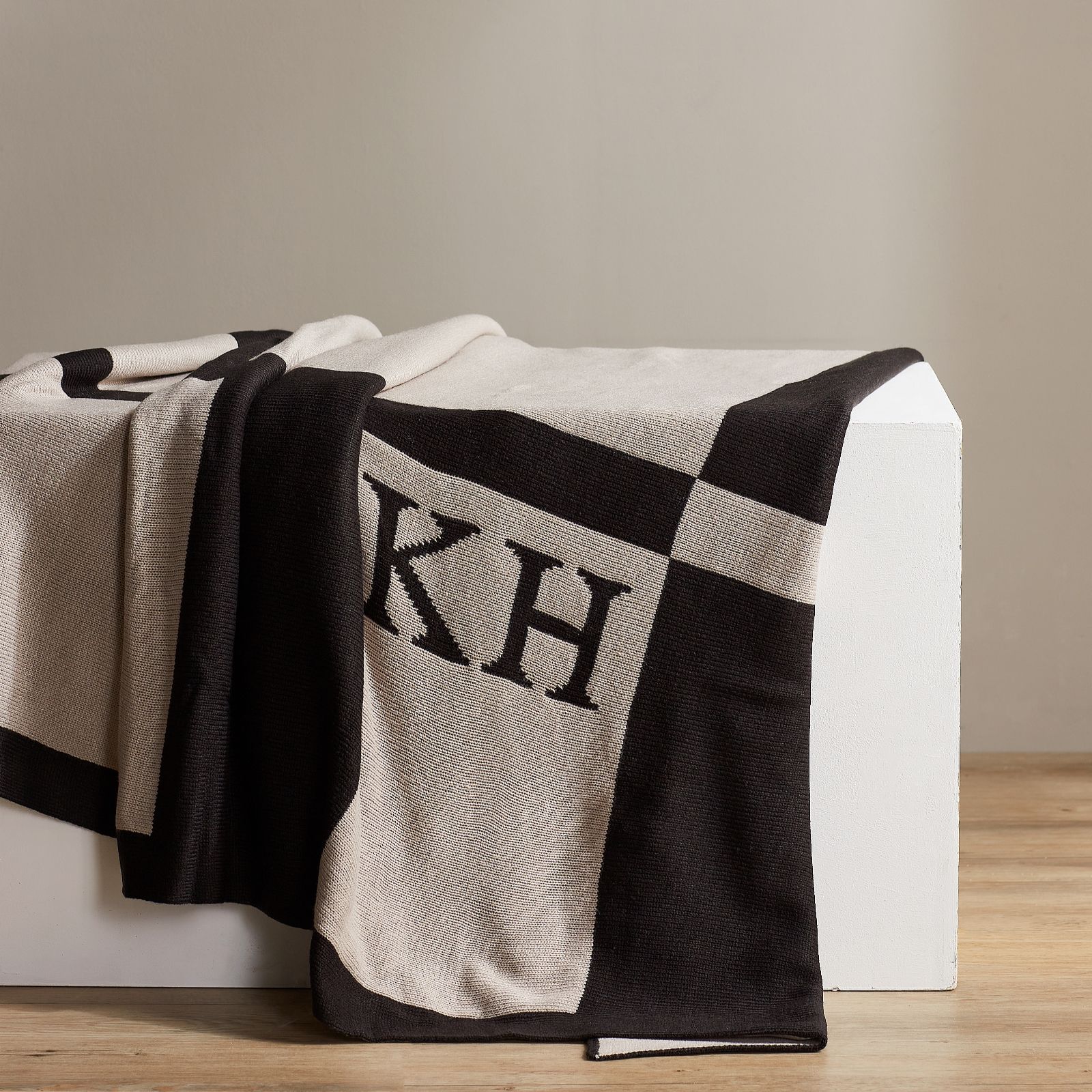 Outlet K by Kelly Hoppen Signature Logo Throw