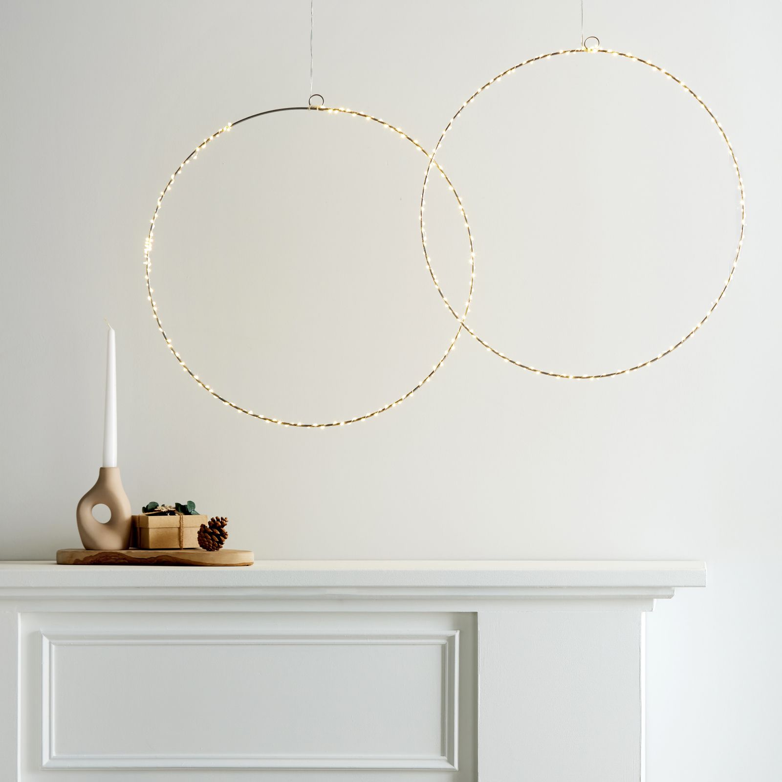 Home Reflections Set of 2 Microdot Light Hanging Decoration