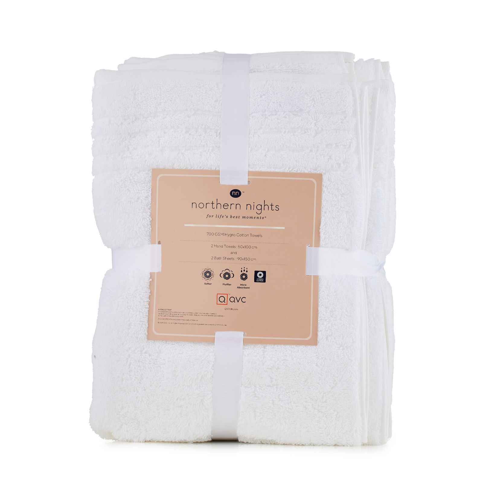 Northern Nights Hygrocotton 4 Piece Towel Bundle