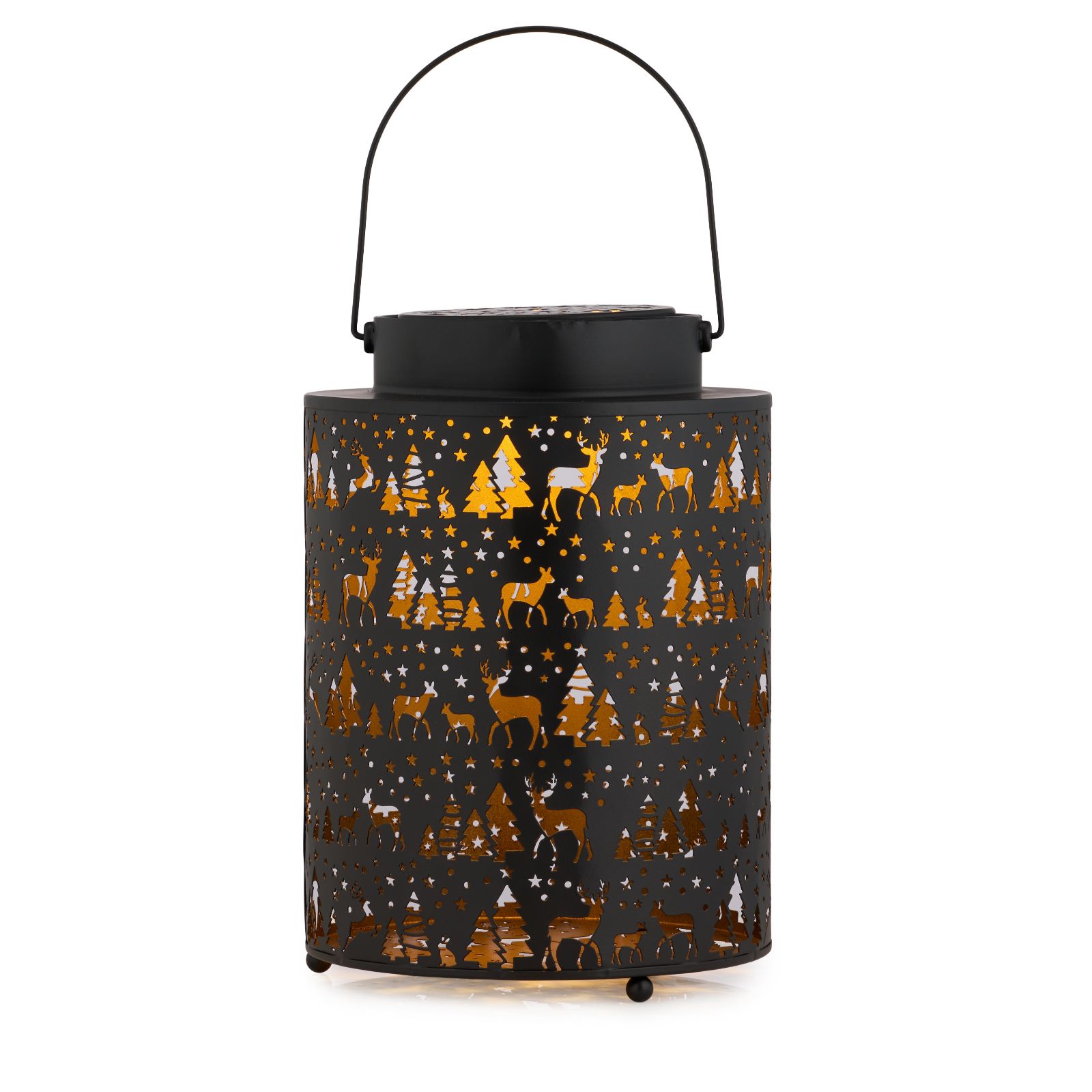 Home Stories 30cm Stag Scene Rechargable Lamp