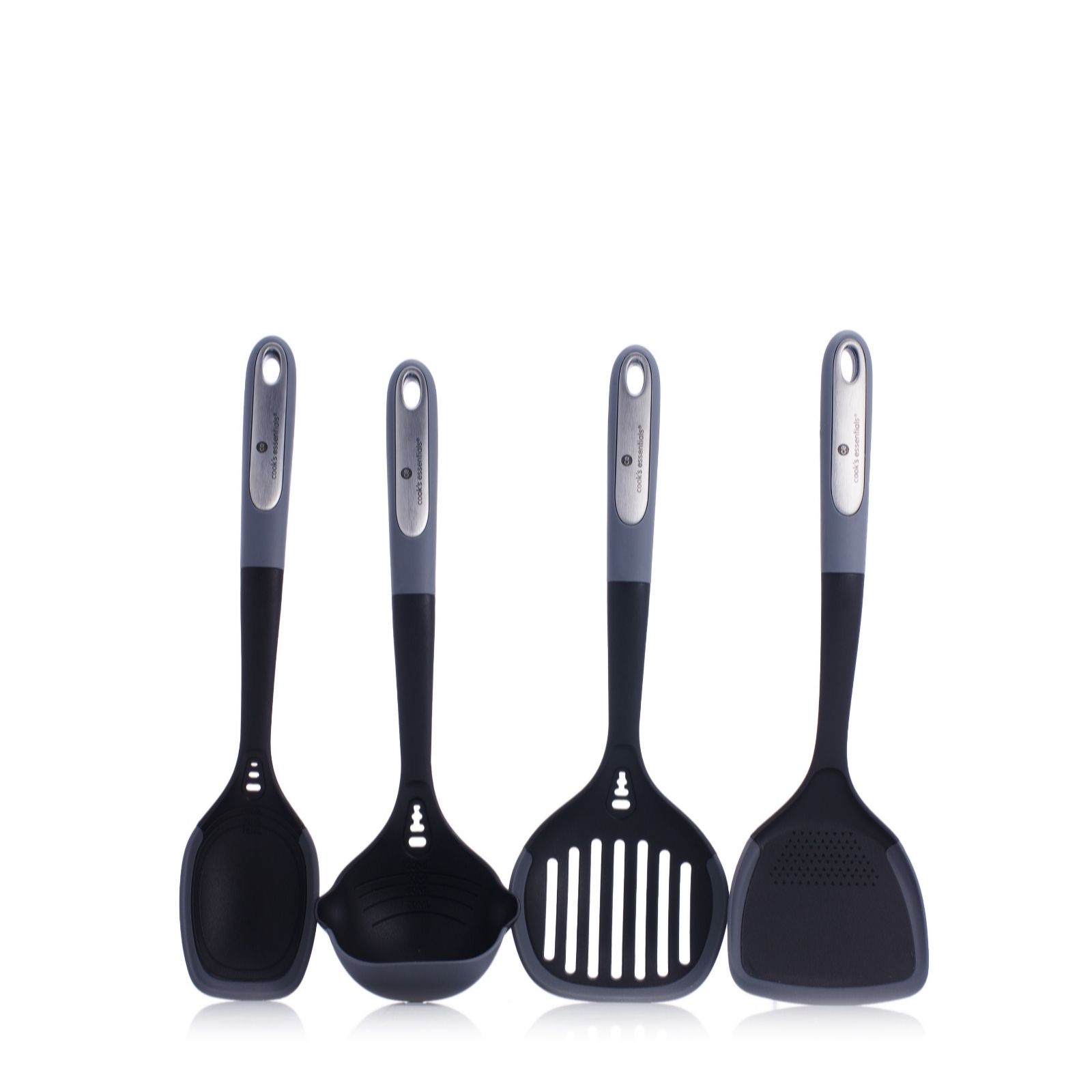 Outlet Cook's Essentials 4 Piece Utensil Set with Silicone Edges