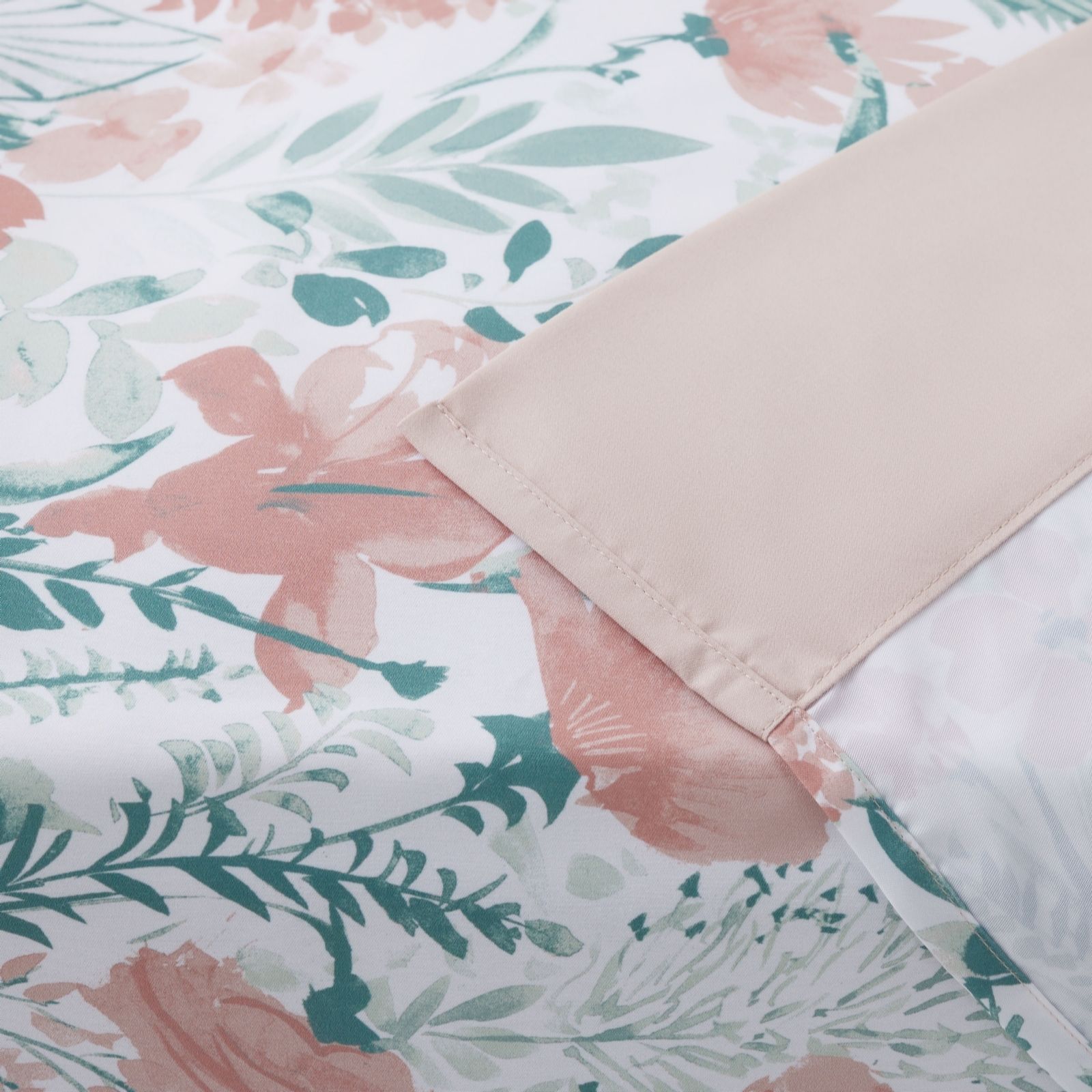 Outlet Supersoft by Cozee Home Flat Sheet with Print Detail