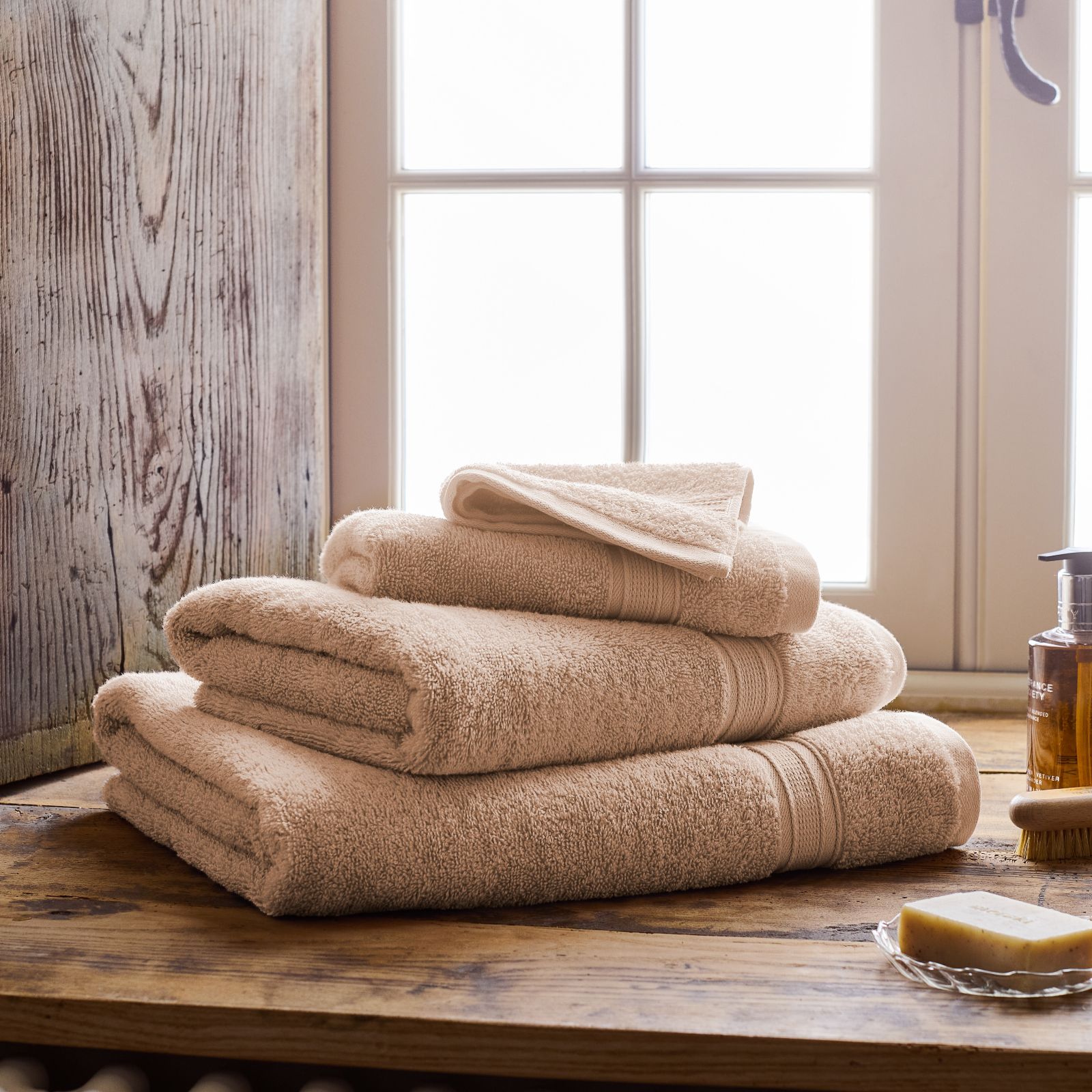 Christy Serene Hand Towel & Bath Sheet 4 Piece Bundle