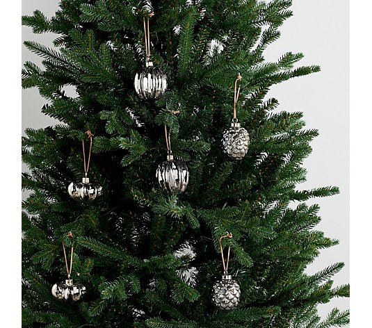 K by Kelly Hoppen Set of 6 Ultimate Christmas Tree Decorations