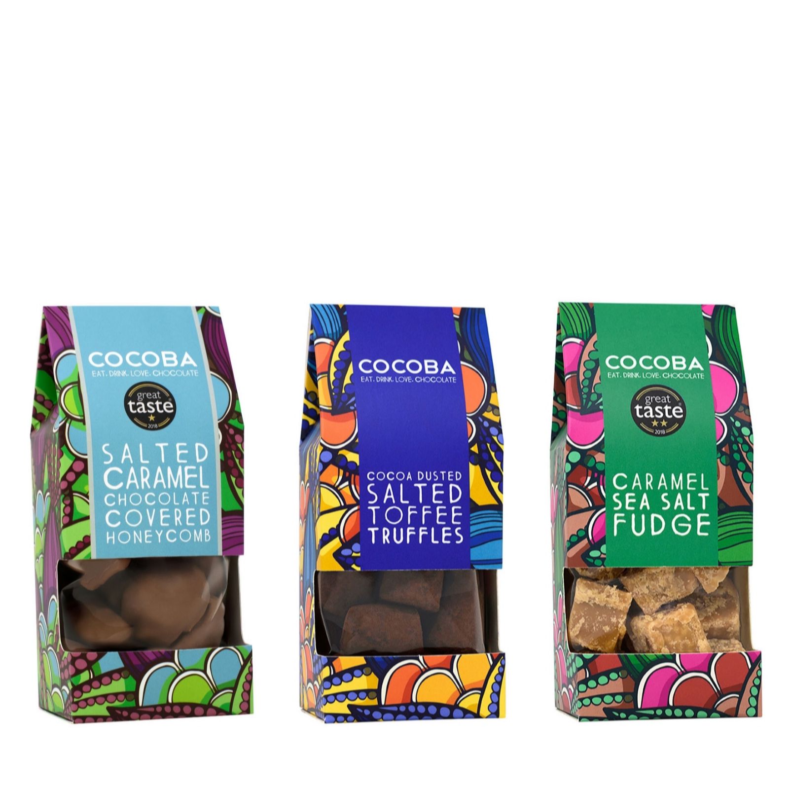 Cocoba Set of 3 Sweet & Salty Assorted Treats QVC UK