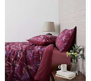 Cozee Home Supersoft & Fleece Bright Floral 3 Piece Duvet Set