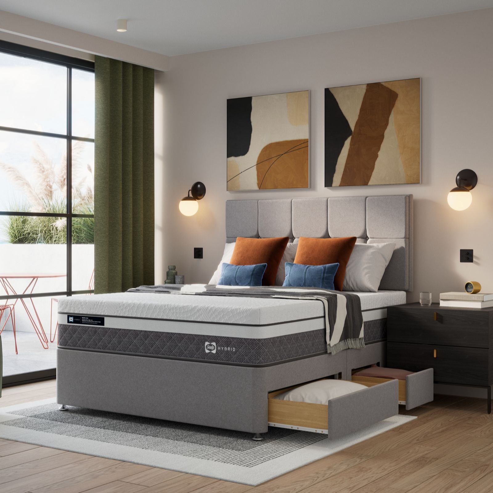 Sealy Hybrid Latex Mattress & Divan