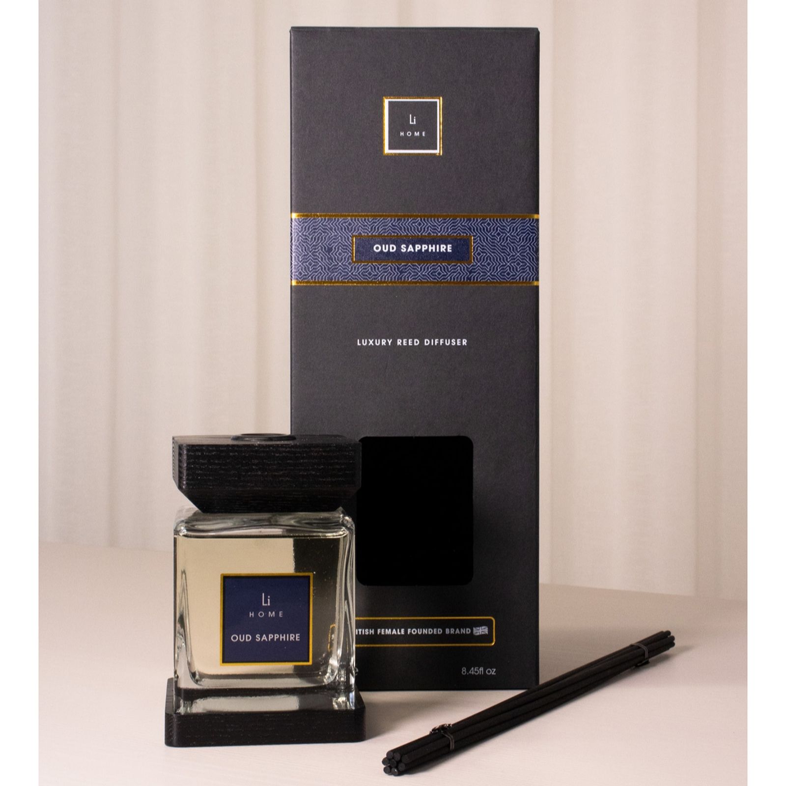 Lifestyle Home Collection Luxury Reed Diffuser with Display Tray