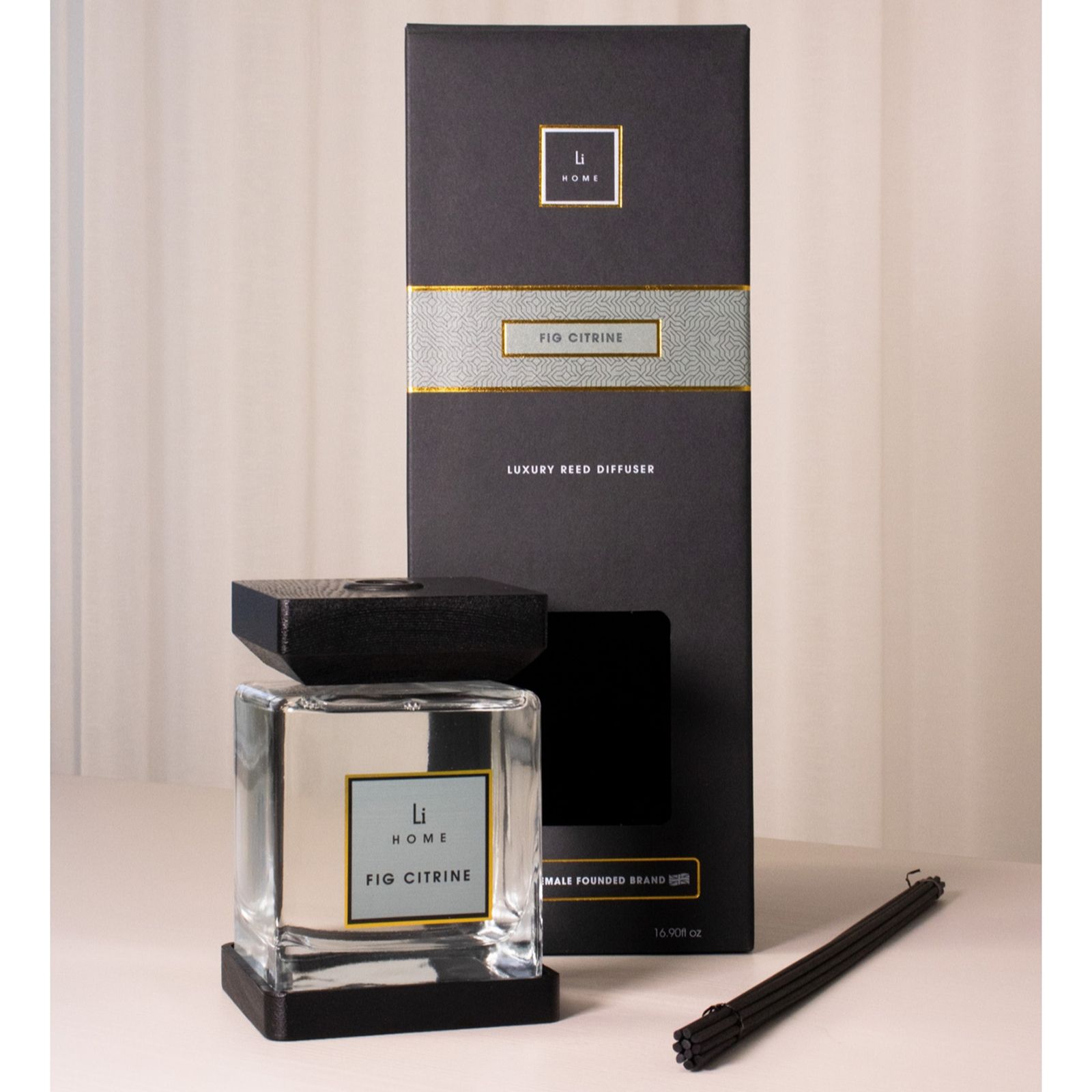 Lifestyle Home Collection Luxury Reed Diffuser with Display Tray