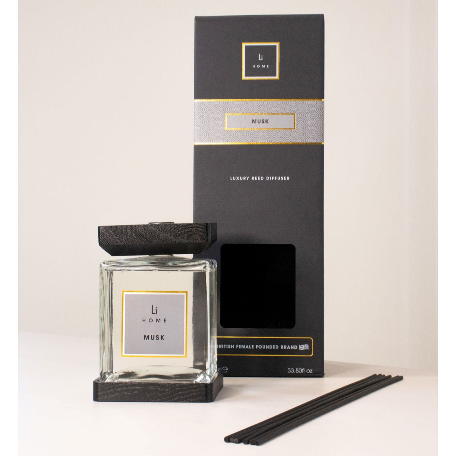 Lifestyle Home Collection Luxury Reed Diffuser with Display Tray